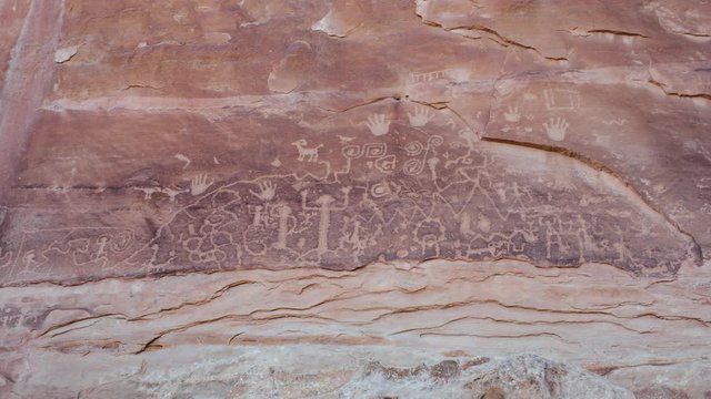 Petroglyph Panel in Mesa Verde
