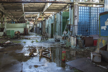 Former Jupiter factory in Pripyat