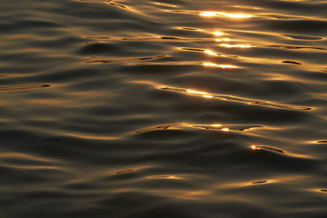 Abstract Water at Sunset