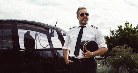 Mature pilot in uniform © Jacob Lund