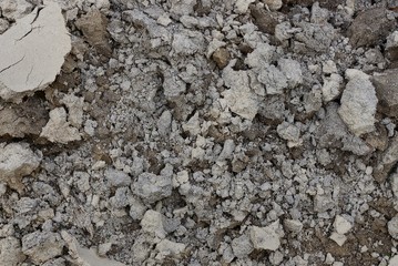 dry gray brown texture of earth and sand