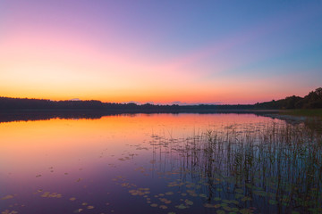 Fototapeta na wymiar braslav lakes, Vitebsk region, Belarus