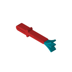 Whip isometric right top view 3D icon