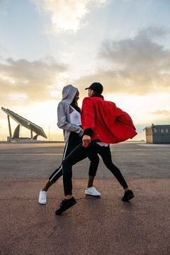 Urban dancers.