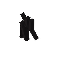 NH,HN isometric right top view 3D icon