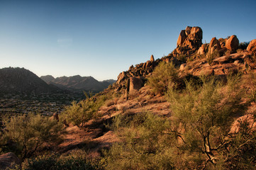 Pinnacle Peak is a large mountain peak in the vicinity of Scottsdale, AZ that is useful to the community for hiking and other recreational activities.