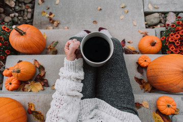 Coffee and fall