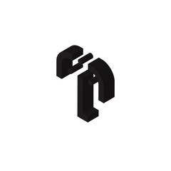 rLr isometric right top view 3D icon