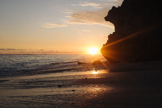 Sunset By The Ocean