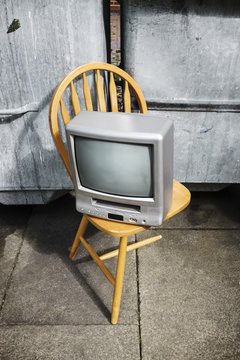 Television and Chair