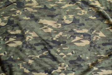 Fine Detail of Camo Fabric