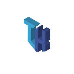 TK isometric right top view 3D icon