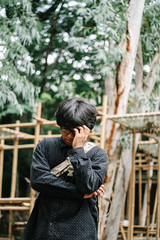 Fototapeta premium Asian Traveler