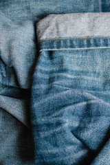 Fine Detail Of Denim