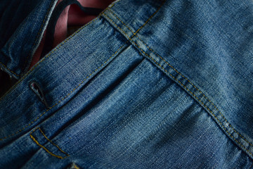 Fototapeta premium Fine Detail Of Denim