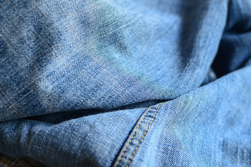 Fine Detail Of Denim