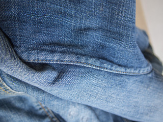Naklejka premium Fine Detail Of Denim