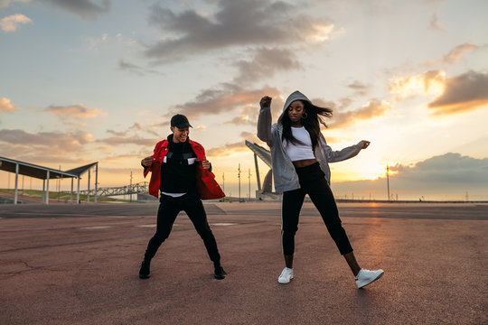 Urban dancers.