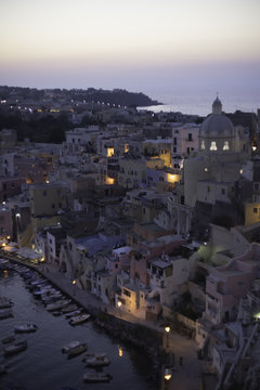 Dusk on Procida