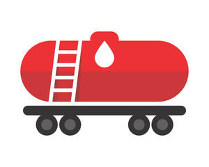 red oil tank oil refinery industry industrial business company image vector icon logo symbol