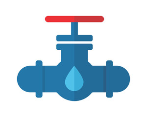 blue tap oil refinery industry industrial business company image vector icon logo symbol