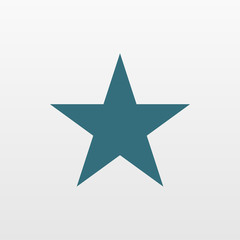 Star icon isolated on background. Modern simple sparkle flat sign. Business, internet concept. Trend