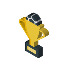 Cup isometric right top view 3D icon