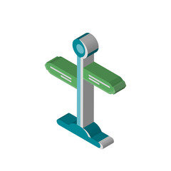  isometric right top view 3D icon