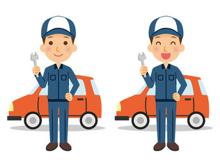 Obraz premium 職業 整備士