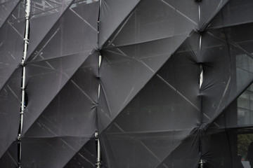 Scaffolding of outdoor stage
