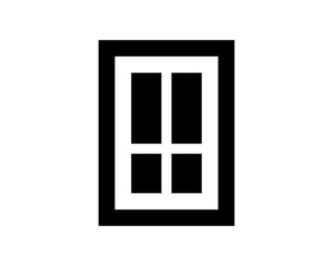 door silhouette furniture furnishing exterior interior home architecture image vector icon logo
