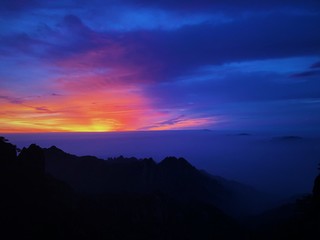 Obraz premium sunrise at Mount Huang