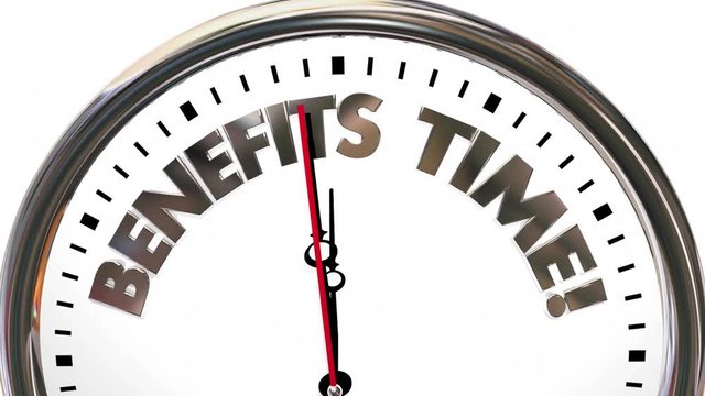 Benefits Time Choose Beneficial Features Clock 3d Animation