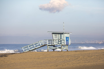 Obraz premium Lifeguard Tower Torrance Beach, CA