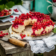 Red Currant Upside Down Bundt Cake