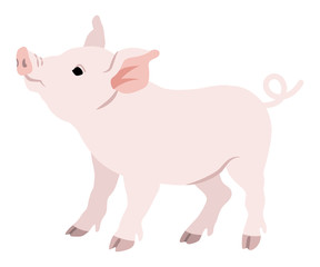 Pig Side View - 2019 Chinese Zodiac Sign