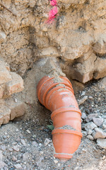 Tiefbau, Abwasserleitung