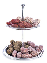 display dish and saucisson