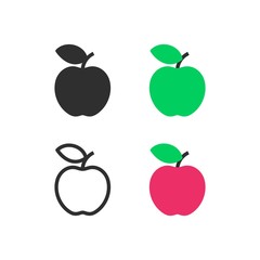 Apple fruit icons