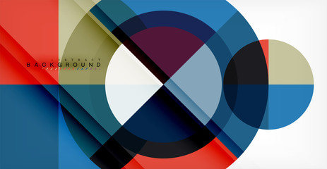 Obraz premium Vector circle abstract background