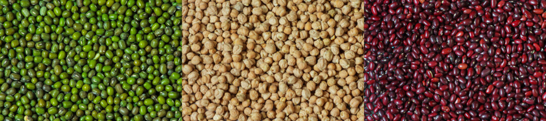 Бобовые - нут, турецкий горох и фасоль. 