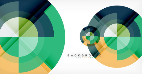 Obraz premium Vector circle abstract background