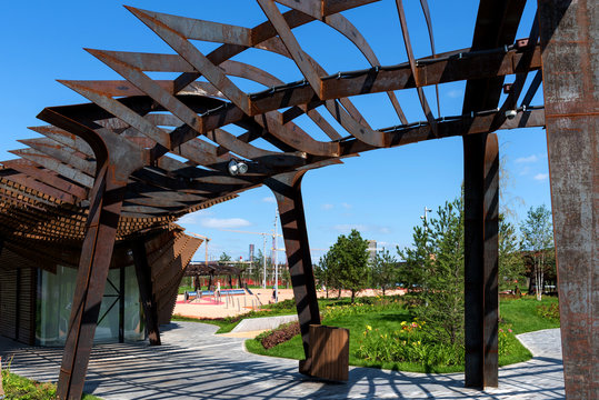 Park Tyufeleva Roshcha ZILART - a new city park in the south of Moscow, located in the Danilovsky district of Moscow, Russia
