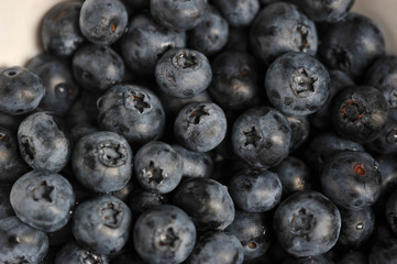 Fresh ripe blueberries background