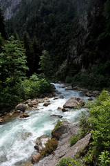 mountain river in Abkhazia