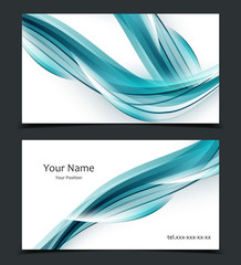 business cards set