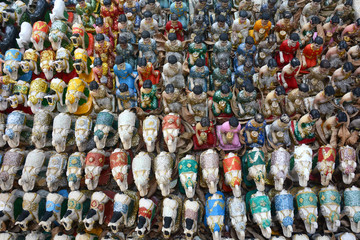 worship dolls. religious and myth,doll at the shrine