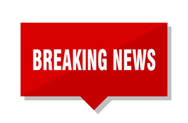 breaking news red tag