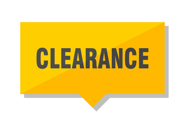 clearance price tag