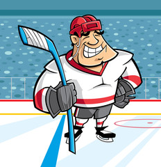 Fototapeta premium Hockey player